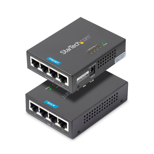 Startech 4 Port Gigabit PoE Plu Injecto