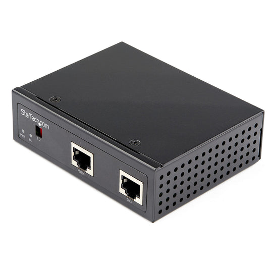 StarTech Industrial gigabit PoE Splitter Power over Ethernet splitter up to 90W power wit