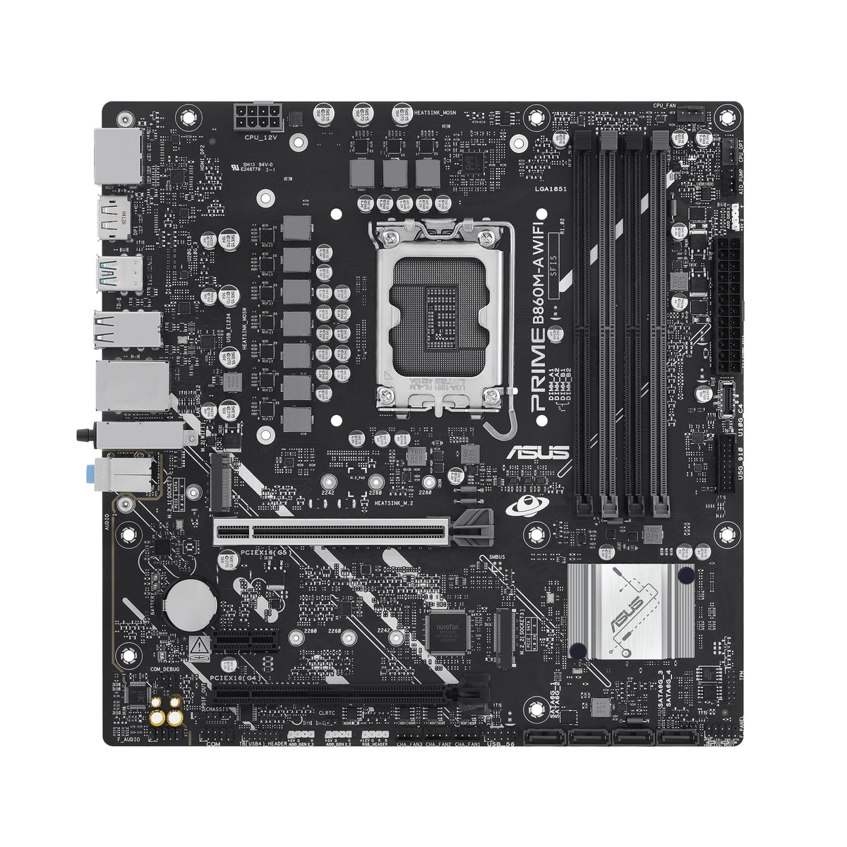 ASUS PRIME B860M-A WIFI-CSM INTEL ULTRA SERIES 2 LGA1851 DDR5 192GB MICRO-ATX