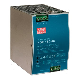 Barox power supplies for DIN rail, 90 -264VAC, 127- 370VDC, 480W