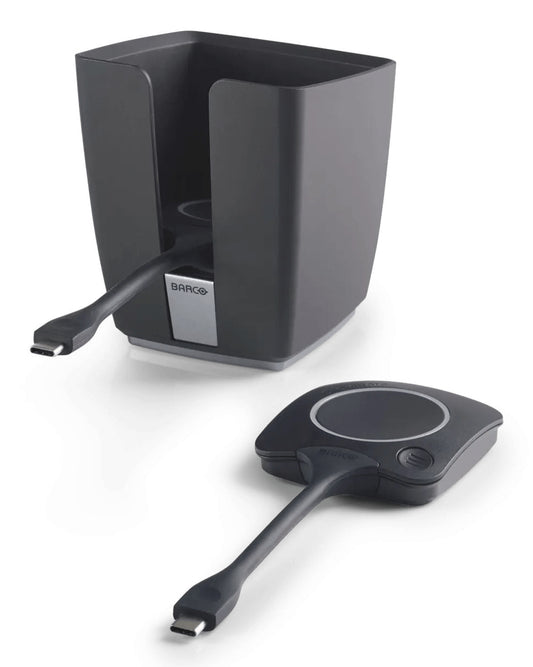 Barco Two ClickShare USB-C buttons (Gen 4) and Single Tray
