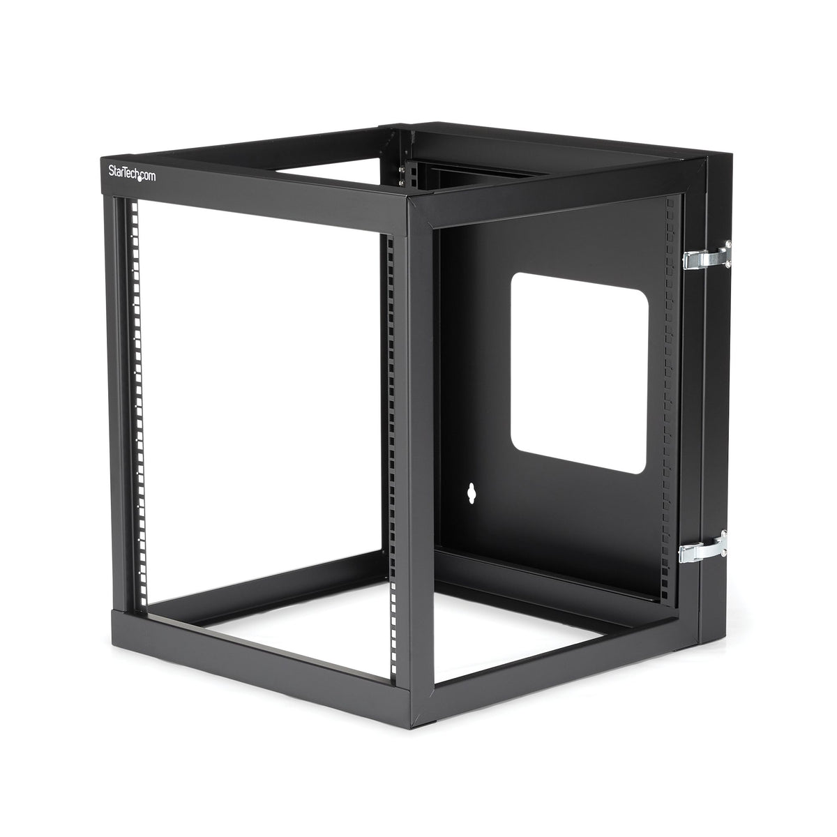 StarTech 12U HINGED WALLMOUNT OPEN FRAME CABINET SERVER RACK 22IN BLK