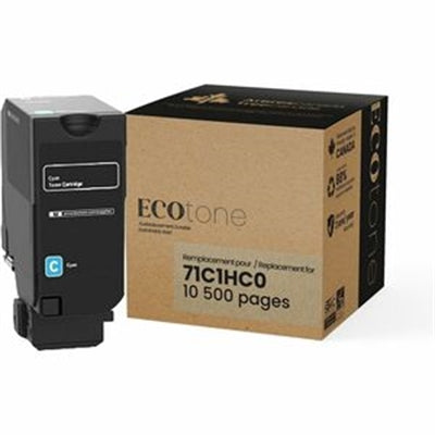 Nu Ecotone Lexmark 71C1HC0 Reman Cyan 10.5K