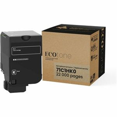 Nu Ecotone Lexmark 71C1HK0 Reman Black 22K