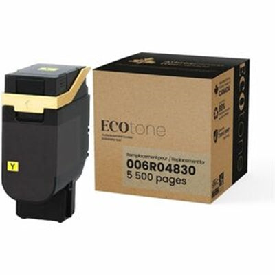 Nu Ecotone Xerox 006R04830 Reman Yellow 5.5K
