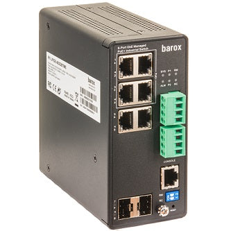 Barox Switch,DIN,DMS,GE:2xTX+4xPoEat+2xSFP,ETp