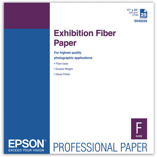 EPSON Fiber Paper - 17 x 22 inch - Epson Stylus Pro 11880 (ColorBurst)/3800 (Professio
