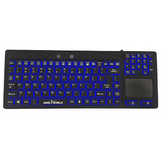 Seal WASHABLE SILICONE KEYBOARD BLACK