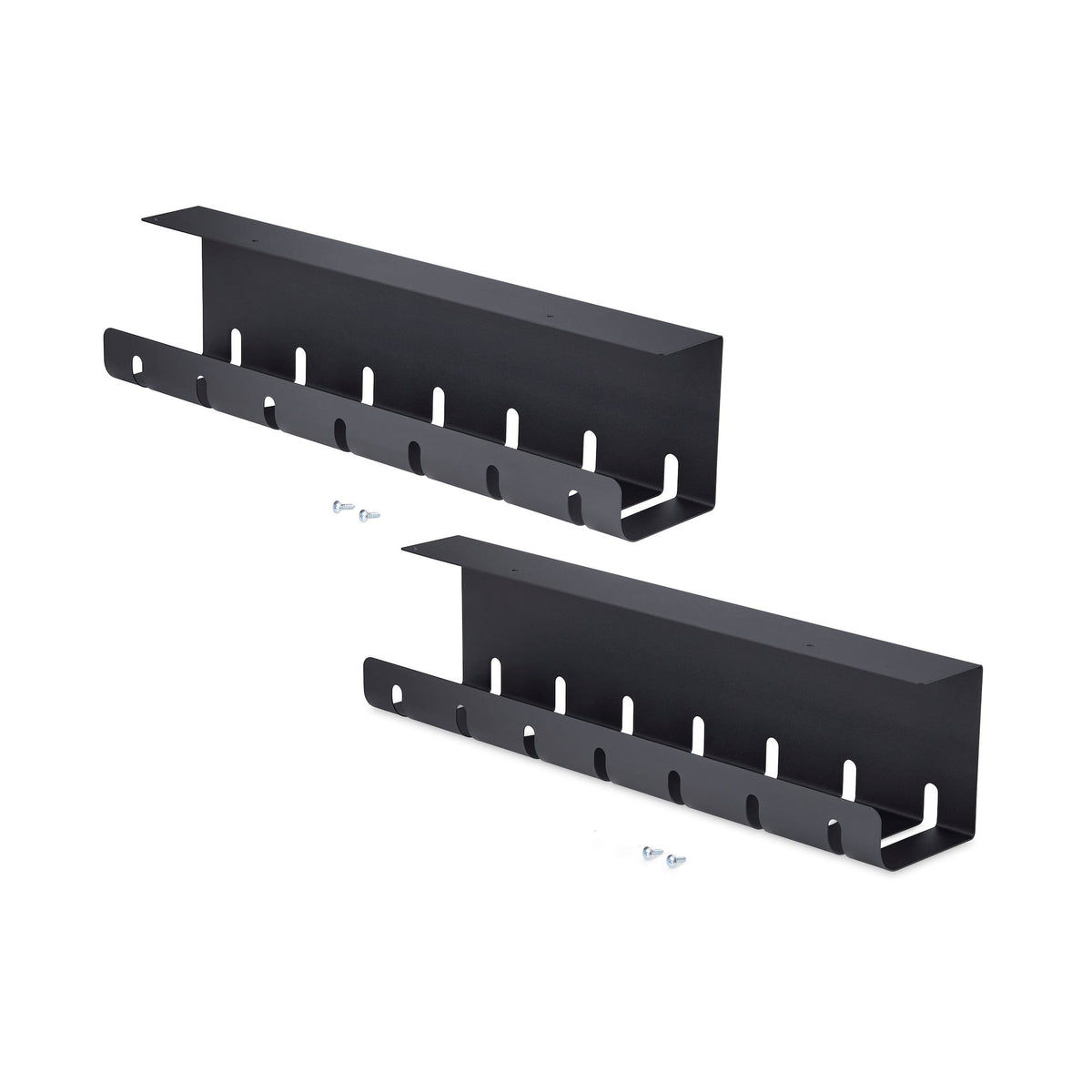 StarTech UNDER DESK CABLE MANAGEMENT - SLOTTED STYLE CABLE ORGANIZER TRAY