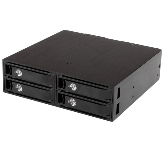 StarTech Hot swap with ease by installing 4 SSDs/HDDs into one 5.25in bay - Multi-bay mob