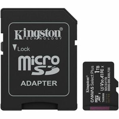 KINGSTON 1TB MICROSDXC CANVAS SELECT PLUS GEN3 150MB/S A1 CARD + ADAPTER