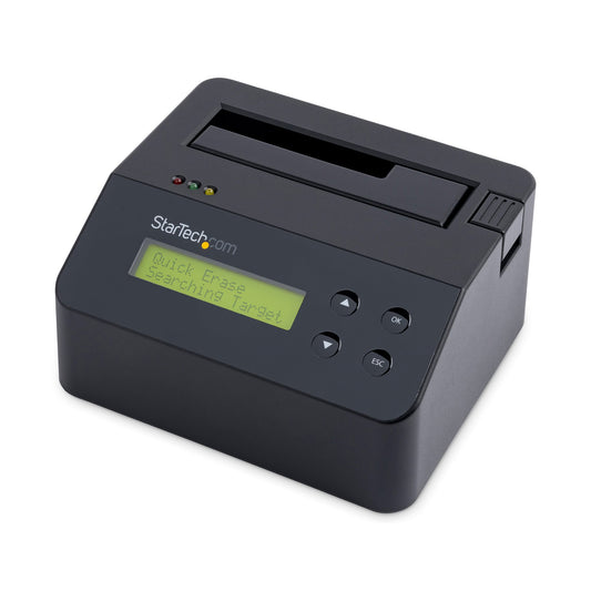 StarTech Standalone hard drive eraser lets you quickly wipe a drive w/o connecting to a h