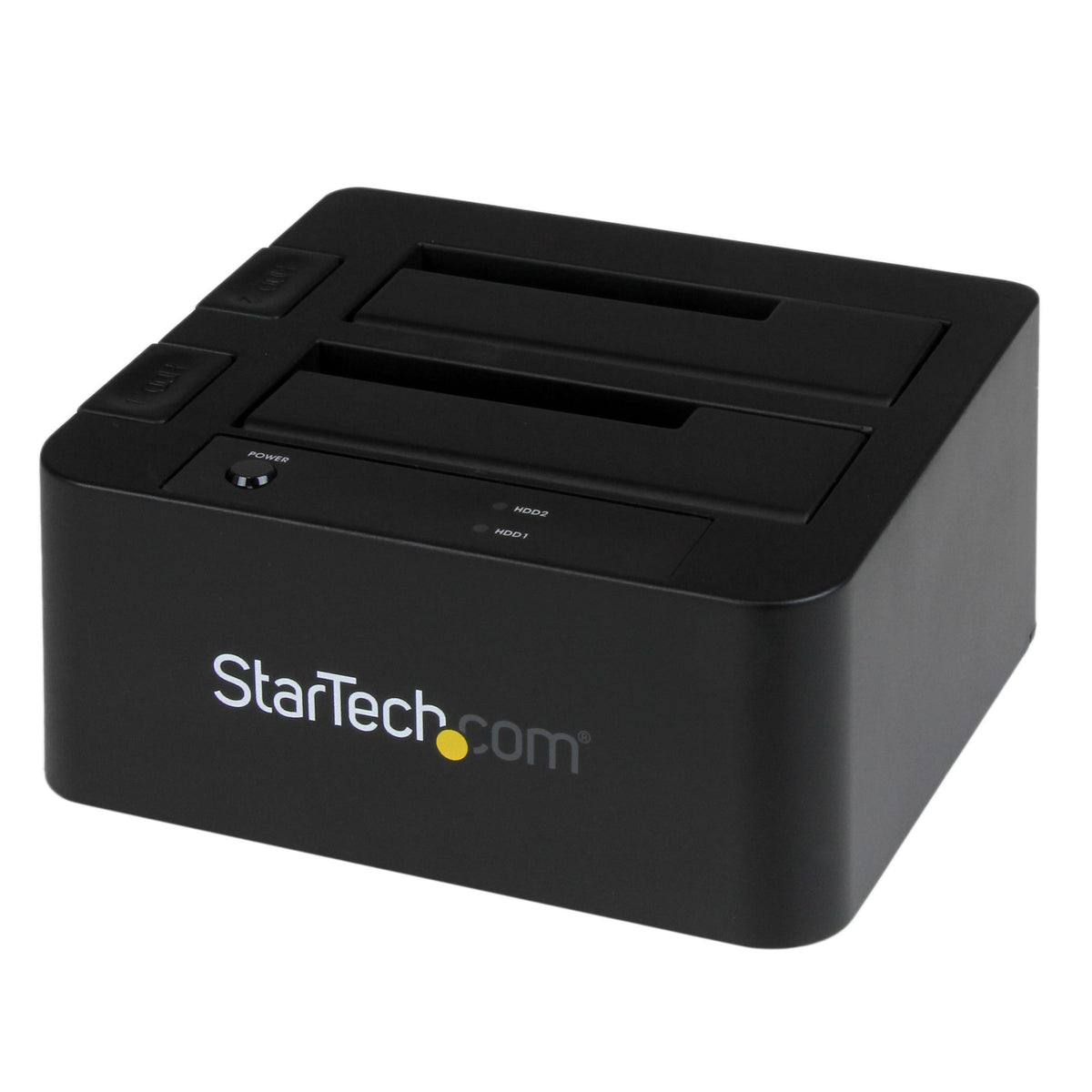 StarTech Dual-Bay Hard Drive Dock for 2.5 / 3.5 SATA Drives; SATA I/II/III HDD/SSD; eSATA