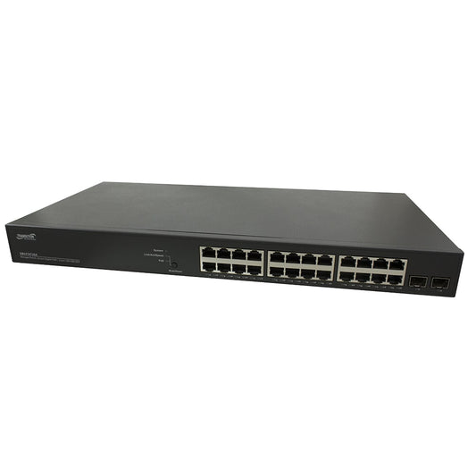 Transition SMART MGD POE+ SWITCH 24PORT GIGABIT POE+ 2PORT 100/1000 SFP