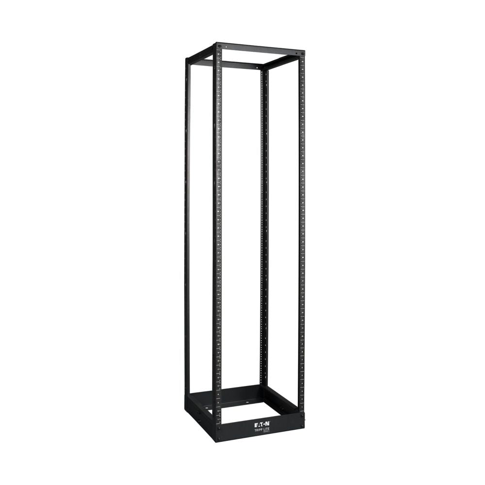 Tripp Lite series 45U SmartRack 4-Post Open Frame Rack, 1000 lbs (453.6 kgs) Cap