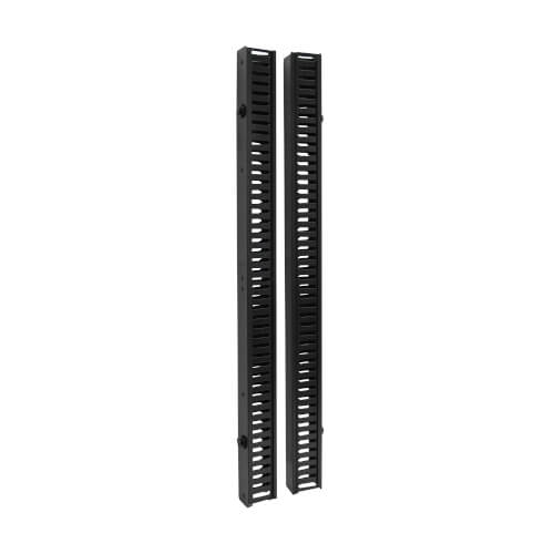 TRIPP SmartRack 6 ft. (1.83 m) Vertical Cable Manager - Double finger duct with cover