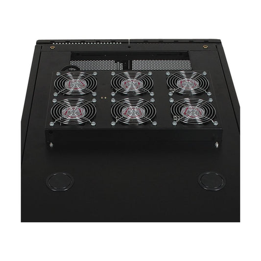 TRIPP SmartRack Roof-Mounted Fan Panel - 6-120V high-performance fans; 630 CFM, 5-15P