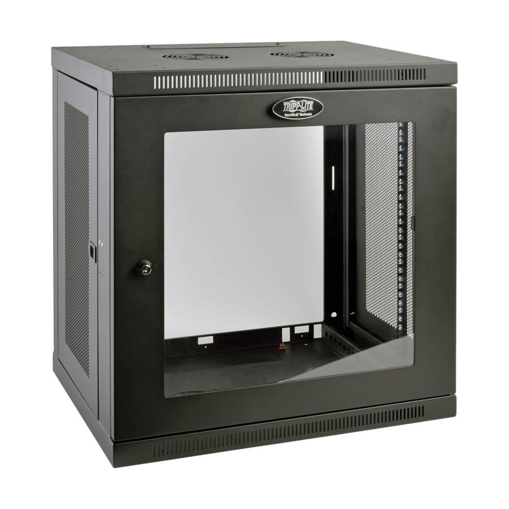 Tripp Lite series SmartRack 12U Low-Profile Switch-Depth Wall-Mount Small Rack E
