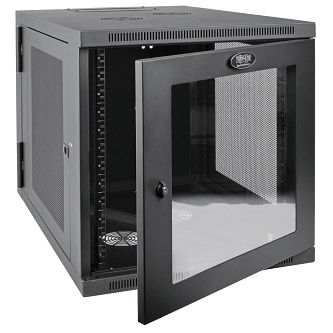 Tripp Lite series SmartRack 12U Server-Depth Wall-Mount Small Rack Enclosure, Cl