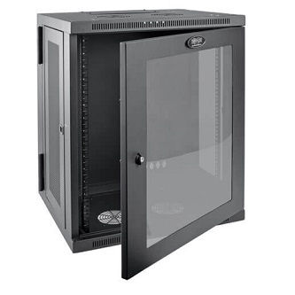 Tripp Lite series SmartRack 15U Low-Profile Switch-Depth Wall-Mount Half-Height