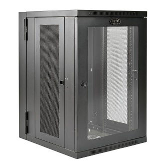Tripp Lite series SmartRack 18U UPS-Depth Wall-Mount Half-Height Rack Enclosure,