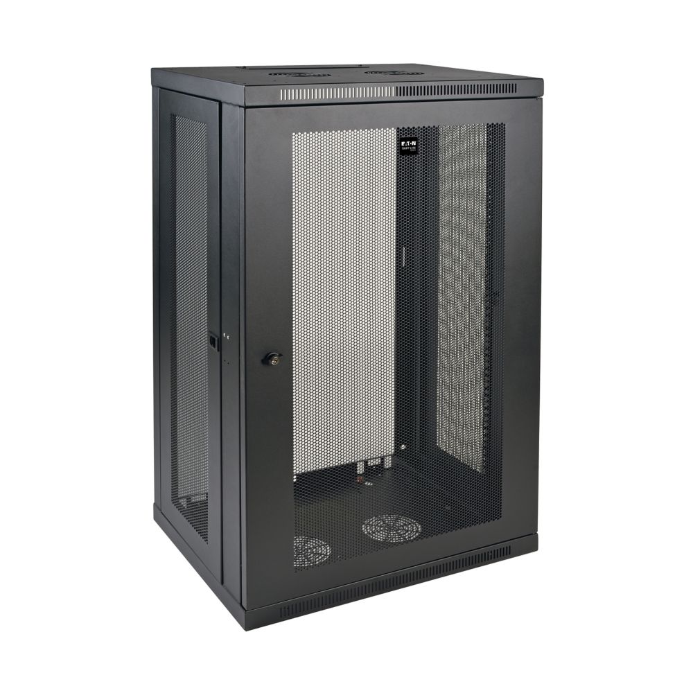 Tripp Lite series SmartRack 21U Low-Profile Switch-Depth Wall-Mount Half-Height