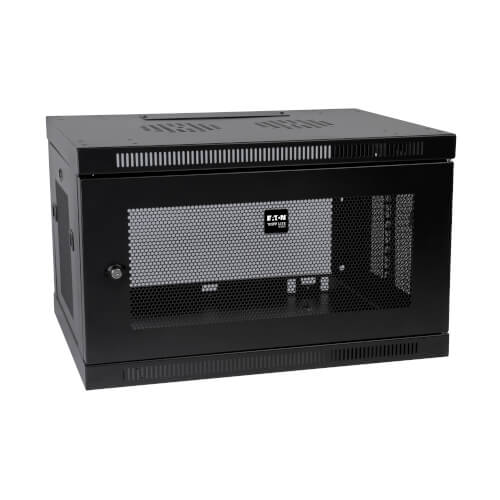 TRIPP 6U WALL MOUNT RACK ENCLOSURE CABINET W/ DOOR SIDE PANELS