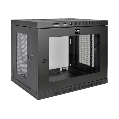 Tripp Lite series SmartRack 9U Low-Profile Switch-Depth Wall-Mount Mini Rack Enc