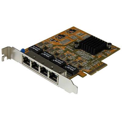 StarTech Add four Gigabit Ethernet ports to a client, server or workstation through one P