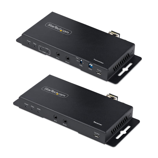 STARTECH 4K HDMI over Fiber Extender Kit, 4K 60Hz, 3300ft (1km) Single Mode/1000