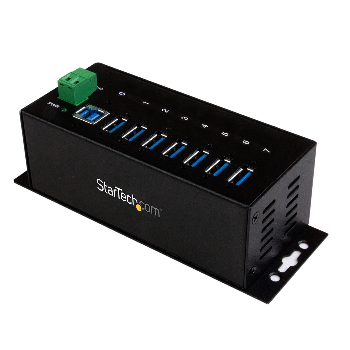 StarTech RUGGED METAL 7PORT USB 3.0 HUB DIN RAIL SURFACE MOUNTABLE HUB