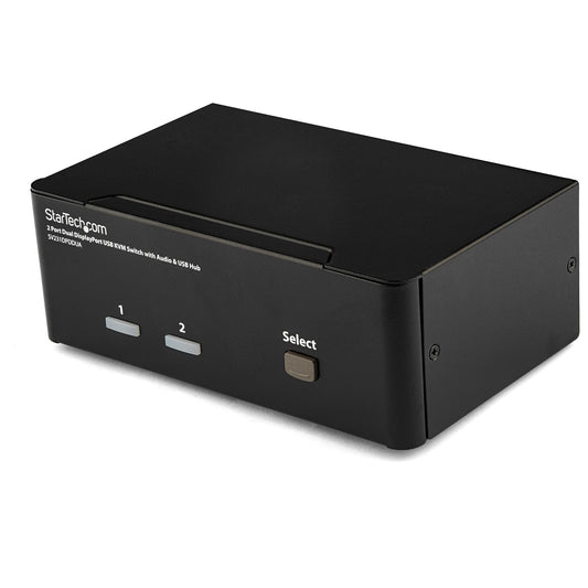 StarTech Control 2 high-resolution dual DisplayPort computers with a single console - usb