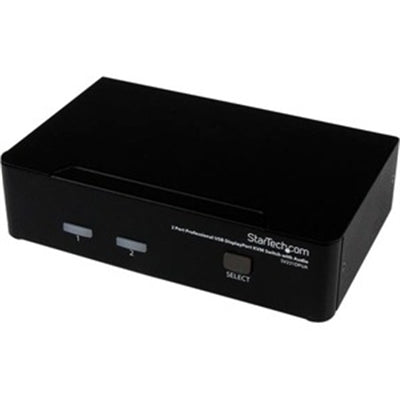 StarTech Control two computers from a single console, with high-resolution DisplayPort vi