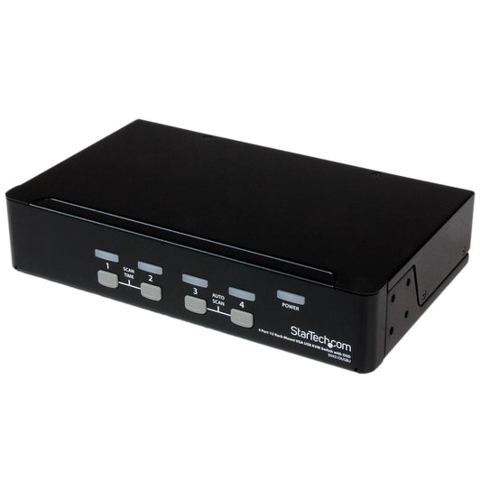 Startech 4 Port 1U Rack Mount USB KVM S
