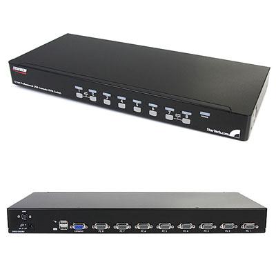 StarTech Control up to 8 VGA and USB computers from a single keyboard, mouse and monitor