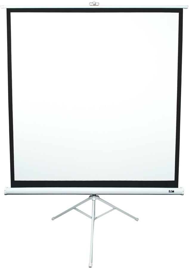 Elite Screens Tripod 113IN Diag. 1:1, Adjustable Multi Aspect Ratio Portable Ind