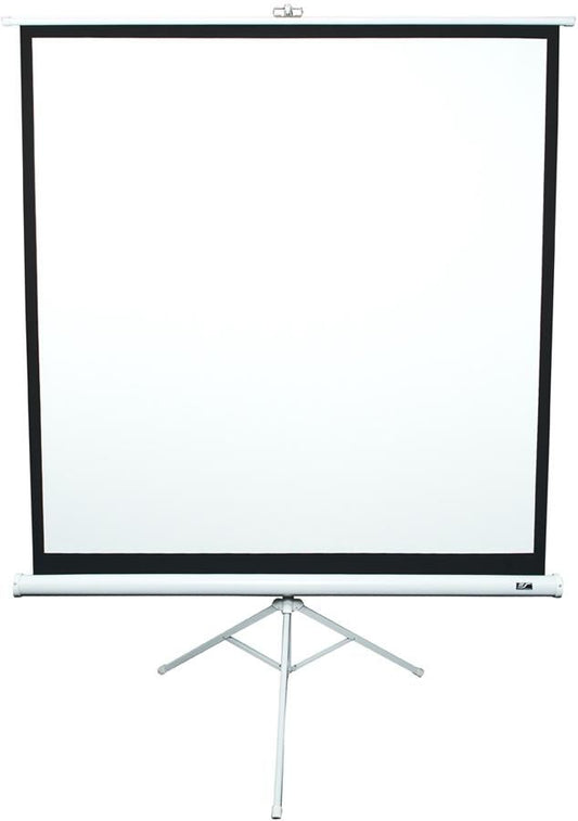 Elite Screens Tripod 113IN Diag. 1:1, Adjustable Multi Aspect Ratio Portable Ind