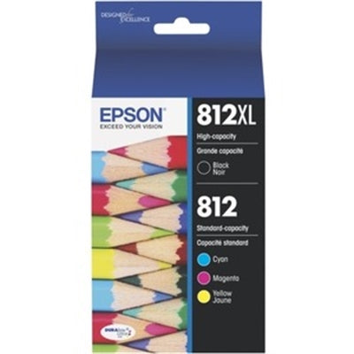 Epson T812 HC Blk SC Combo CMY Pack