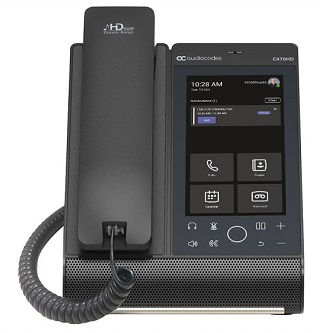 AudioCodes Teams C470HD IP-Phn PoE GbE blk w/int BT