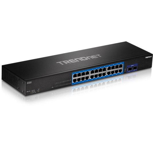 TRENDnet 24-port Gigabit Switch with 2x 10G SFP