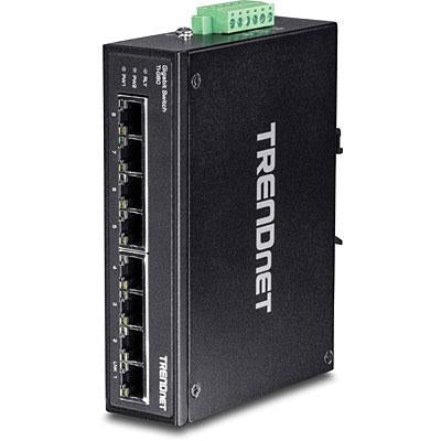 TRENDnet 8Port HI Gigabit DinRailSwitch