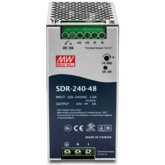 TRENDnet DIN Rail 48V 240W Power Supply for TI-PG