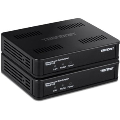 TRENDnet MoCA 2.5 Ethernet over Coax Adapter (2-Pack)