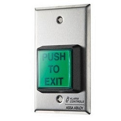 HES UL 2 Square Green Illuminated Pushbuttn