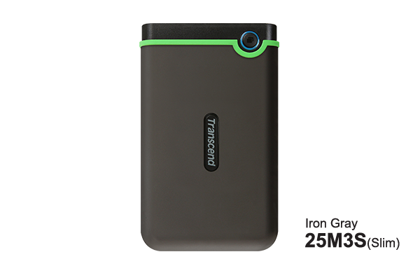 TRANSCEND 2TB, 2.5IN PORTABLE HDD, STOREJET M3, IRON GRAY, SLIM