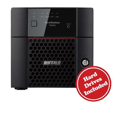 BUFFALO TERASTATION 3230DN 16TB 2 BAY DESKTOP NAS (2X8TB) NAS HDD INCLUDED 2.5GB
