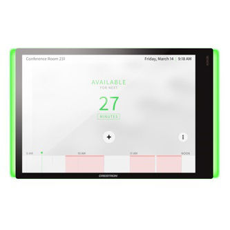CRESTRON 7 in. Room Scheduling Touch Screen, Bl