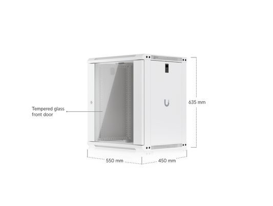 Ubiquiti Fully assembled wall-mount rack