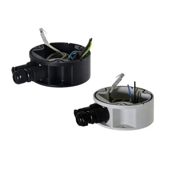 Pelco NDAA Compliant Parapet bracket RJ45-PoE7PWR- IO RAL9002