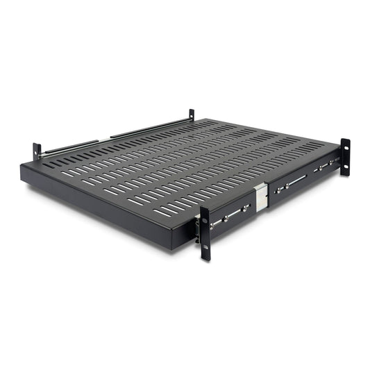 StarTech Increase peripheral and equipment accessibility with this vented sliding cabinet